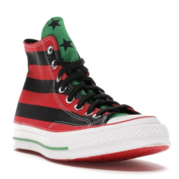 *Converse Chuck Taylor 70 Hi Black Beauty FieryRed (Men)